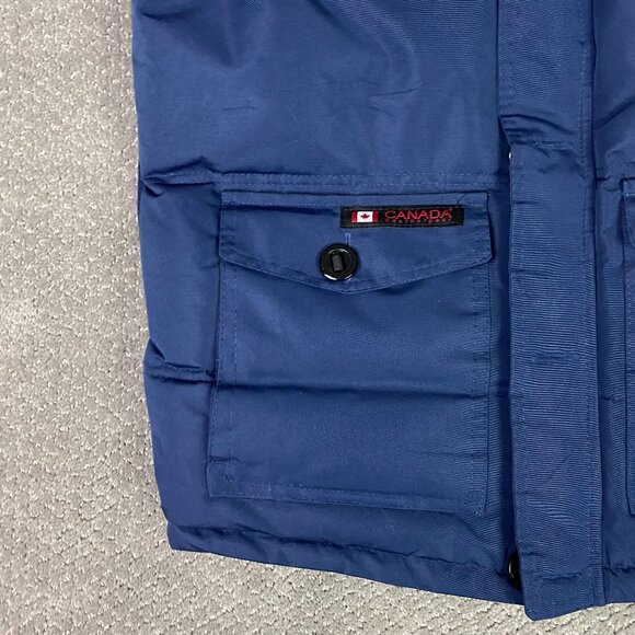 Canada Weargear Vest Boy's Youth XL 18/20 Blue Puffer - Picture 3 of 13